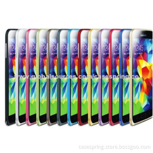Ultra-thin aluminum alloy bumper for Samsung Galaxy S5, metal bumper,OEM and ODM orders welcomed
